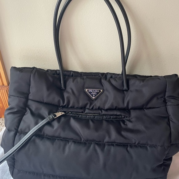 Authentic Prada Tesuto Bomber Tote - Picture 2 of 6